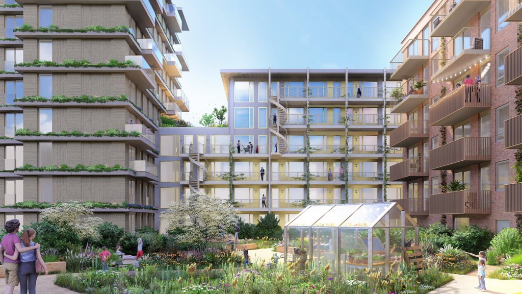 Amsterdam, Klaprozenweg binnentuin