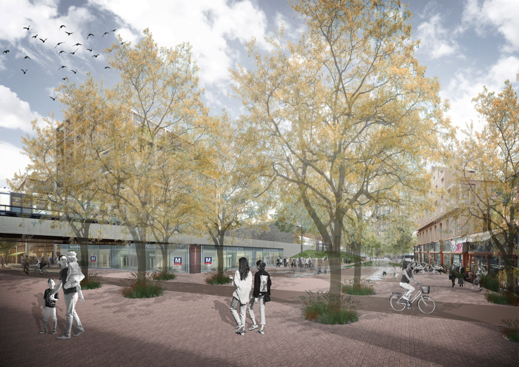 Stationsplein Reigersbos